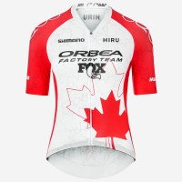 Dames Hiru Orbea Factory Team 2025 Core Damesshirt - Canadees Kampioen