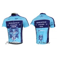 2012 Marco Polo Fietsshirt Korte mouw blauw 3850