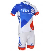 2015 FDJ Fietskleding Fietsshirt Korte+Korte Fietsbroeken 1731