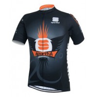 2015 Sportful orange zwart Fietsshirt Korte Mouwen 2276