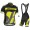 Specialized Fietskleding Fietsshirt Korte Geel+Korte Fietsbroeken Bib Zwart 1186