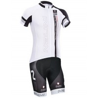 2014 Nalini Fietsshirt Korte Mouw+Korte Fietsbroeken Zwart wit 1463