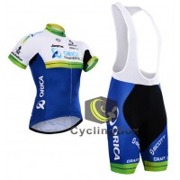 2015 ORICA GreenEDGE Fietskleding Set Fietsshirt Korte Mouwen+Fietsbroek Bib Korte 2368