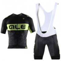 2015 ALE zwart Fietskleding Fietsshirt Korte+Korte Fietsbroeken Bib 2534