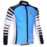 2015 ASSOS Blauw Fietsshirt lange mouw 1493