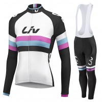 2015 Dames LIV Fietskleding Fietsshirt lange mouw+Lange fietsbroeken 3656