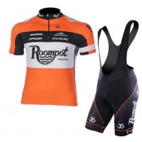 2015 team orange roompot regen Fietskleding Fietsshirt Korte+Korte fietsbroeken Bib 2644
