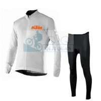 2016 KTM Fietskleding Fietsshirt lange mouw+Lange fietsbroeken 02 20160043