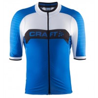 2016 CRAFT Gran Fondo Fietsshirt Korte Mouw blauw wit 2016036527