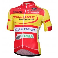 2016 WALLONIE BRUXELLES-GROUP PROTECT Fietsshirt Korte Mouw 2016036764