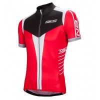 Nalini PRO rood Fietsshirt Korte Mouw zwart wit rood 20160958
