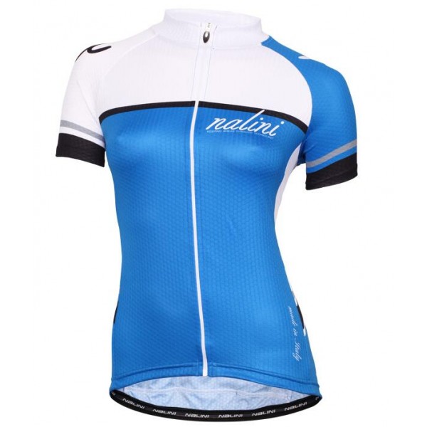 NALINI PRO Dames Cycle Fietsshirt Korte Mouw blauw 20161000 NALINI PRO Dames Cycle Fietsshirt Korte Mouw blauw 20161000