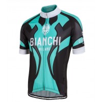 Bianchi Milano Ocreza Fietsshirt Korte Mouw zwart celeste 20160890