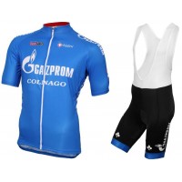 2016 Gazprom-Rusvelo Fietskleding Fietsshirt Korte+Korte Fietsbroeken Bib 20160950