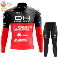 Winter Drone Hopper-Androni Giocattoli 2022 Pro Team Fietskleding Fietsshirt Lange Mouw+Lange Fietsbroek Bib 202212213