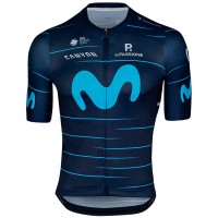 Team Movistar 2022 Wielerkleding Fietsshirt Korte Mouw 2022052919