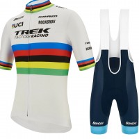 Team TREK SEGAFREDO 2022 Fietskleding Fietsshirt Korte Mouw+Korte Fietsbroeken Bib World Champion 2022052948