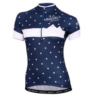 2015 Nalini Siele blauw Snow Dames Fietsshirt Korte Mouwen 3523
