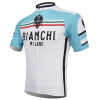 Bianchi 2014 Fietsshirt Korte mouw wit Blue 834