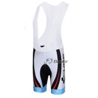 Cube Fintro Pro Team Korte fietsbroeken Bib met zeem wit rood 4542