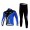 Giant kenda pro Fietspakken Fietsshirt lange mouw+lange fietsbroeken zwart blauw 189