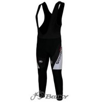 Giordana Pro Team lange fietsbroeken Bib met zeem zwart wit 4707