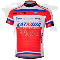 Katusha Team Korte Fietsshirt Korte mouw 3905