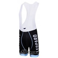 Leopard Trek Pro Team lange fietsbroeken Bib met zeem zwart blauw wit 4562