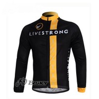 Livestrong Fietsshirt Korte mouw zwart geel 4477