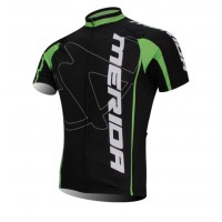 Merida 2014 Fietsshirt Korte mouw Black groen wit 1113