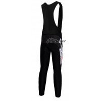 Nalini Pro Team lange fietsbroeken Bib met zeem wit zwart 4721
