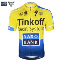 Saxo Bank Tinkoff 2014 Fietsshirt Korte mouw 1314