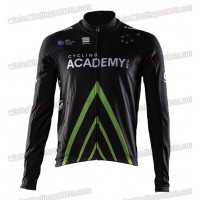 ISRAEL CYCLING ACADEMY zwart Fietsshirt lange Mouw 33nl10031