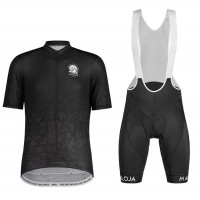 MALOJA CurunaM Fietskleding Wielershirt Korte Mouw+Korte Fietsbroeken Bib Zwart CS591 CS591