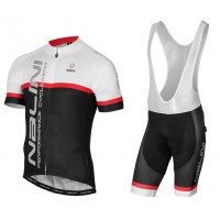 NALINI Brivio Fietskleding Wielershirt Korte Mouw+Korte Fietsbroeken Bib Zwart Rood TV5F8 TV5F8