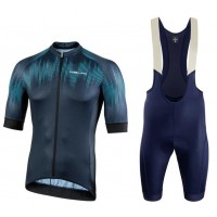 NALINI Helsinki 1952 Wielerkleding Wielershirt Korte Mouw+Korte Fietsbroeken Blauw H6Q7S H6Q7S