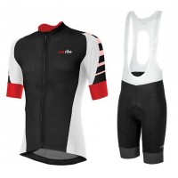 RH+Code Fietskleding Wielershirt Korte Mouw+Korte Fietsbroeken Bib Wit Zwart Rood 6B5RH 6B5RH