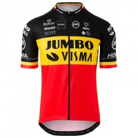 TEAM JUMBO-VISMA Fietsshirt Korte Mouw 2020 Belgian Time Trial Champion 5HXE1 5HXE1