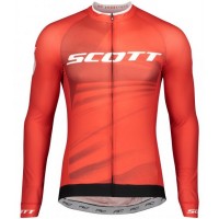 SCOTT RC Pro Wielershirts lange mouw 2020 rood 2020272
