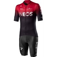 TEAM INEOS 2020 Set  Competizione Fietsshirt Korte Mouw+Competizione Korte fietsbroeken Bib 2020026