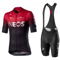 TEAM INEOS 2020 Set Competizione fietsshirt+Competizione Fietsbroeken CASTELLI Fietsen Profteams 2020025