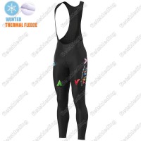 Winter Thermal Fleece Israel Start-Up Nation 2021 Wielerkleding Set Fietsshirts Lange Mouw+Lange Fietsrbroek Bib 2021485