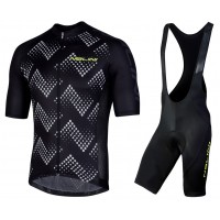 2019 Nalini Podio 20 zwart Fietskleding Set Fietsshirt Korte Mouw+Korte fietsbroeken GYTG715