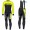 2019 Scott RC zwart-geel Thermo Wielerkleding Set Wielershirts lange mouw+fietsbroek lang met ERYG697