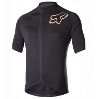 2017 Team FOX Homme zwart Gold Fietsshirt Korte Mouw 840NBEIV 2017082234