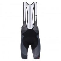Santini Profteams 2017 Sleek Plus 10 wit-Noir Korte Fietsbroeken Bib 749UOWEB 2017082351