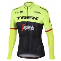 2017 Trek Pro Race Jaune Fietsshirt lange mouw 2589
