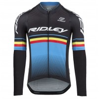 2017 Ridley Rincon zwart-blauw Fietsshirt lange mouw 2550