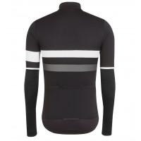 2017 Rapha Brevet zwart-wit Fietsshirt lange mouw 2539