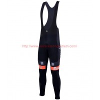 2016 Team DE-ROSA zwart-Orange Lange fietsbroeken Bib 213580